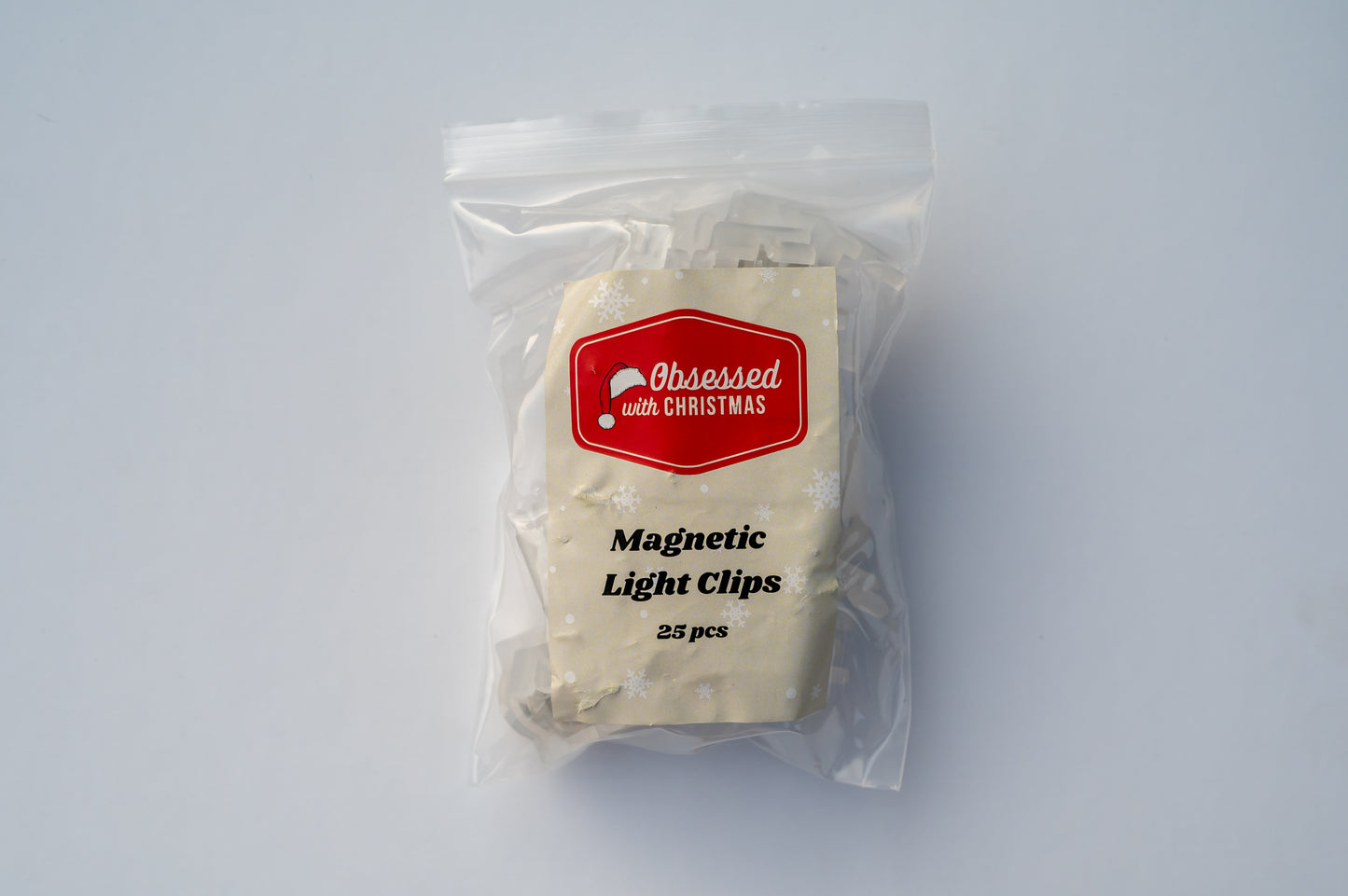 Magnetic plastic clips - 25 pk